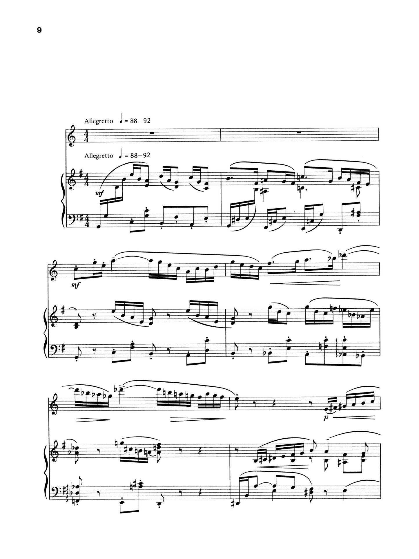 Three Bagatelles for Alto Flute and Piano
