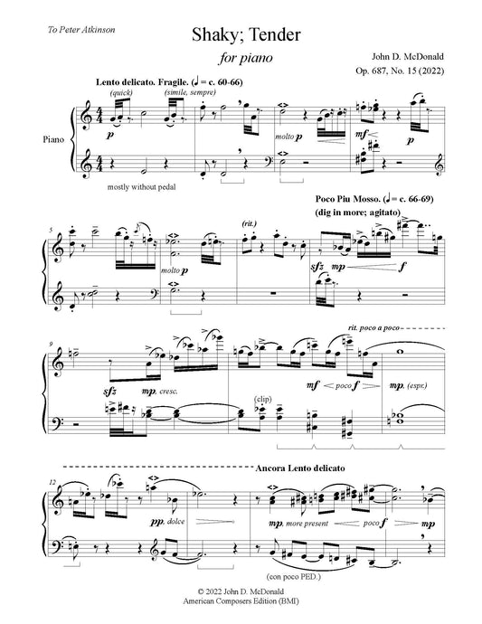Shaky; Tender