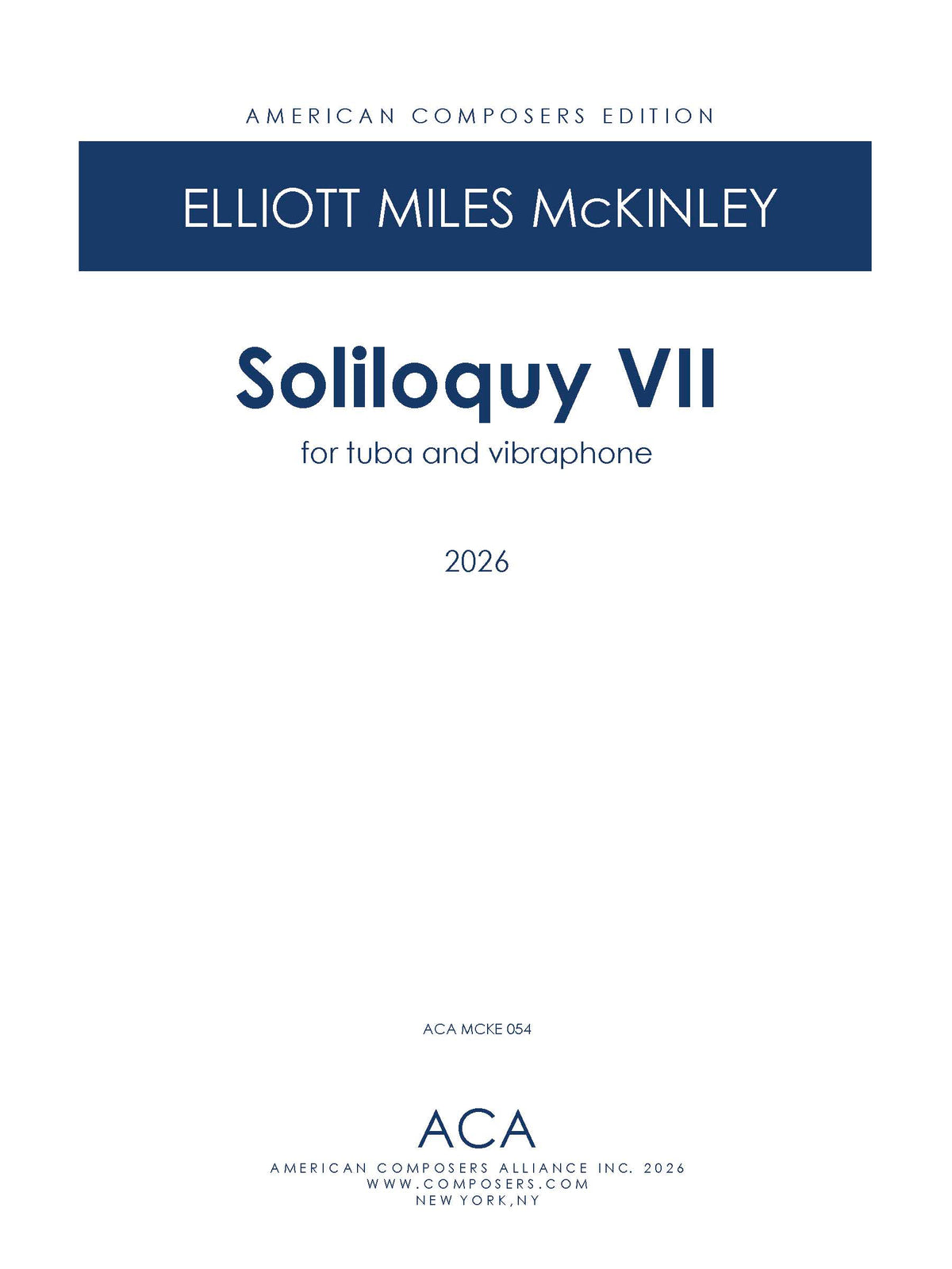 Soliloquy VII