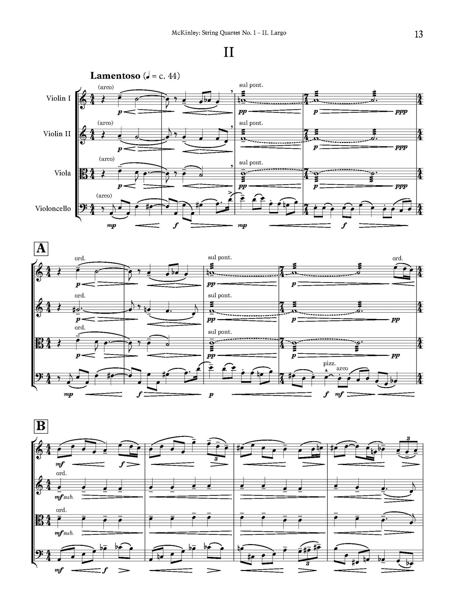 String Quartet No. 1