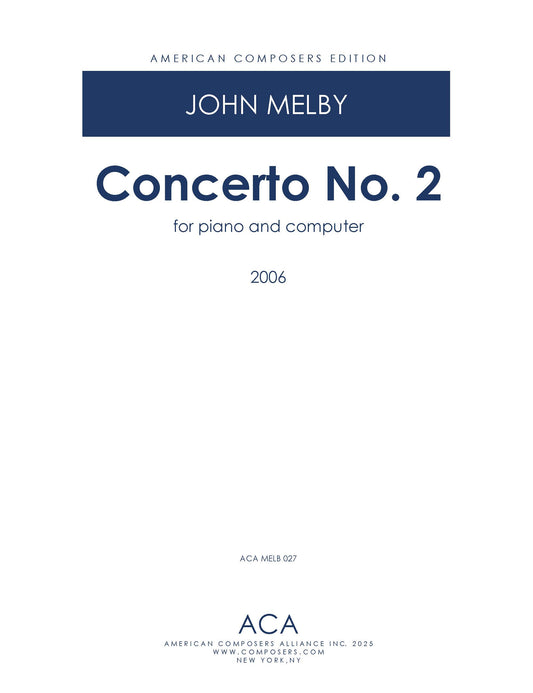 Concerto No. 2 For Piano And Computer