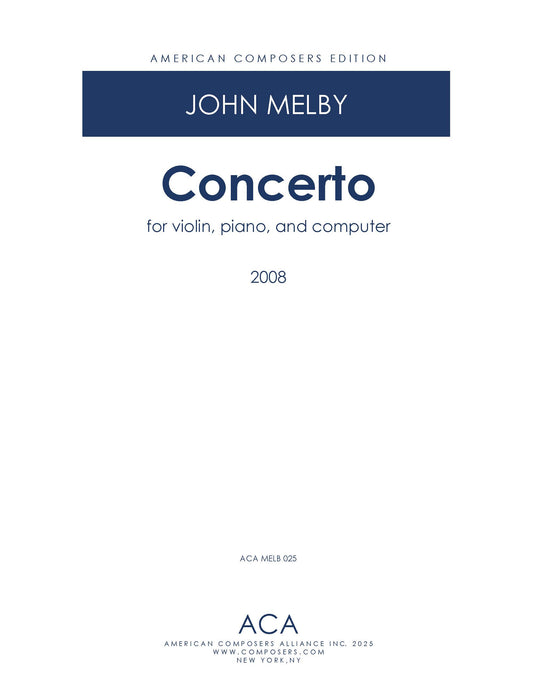 Concerto For Violin, Piano, And Computer