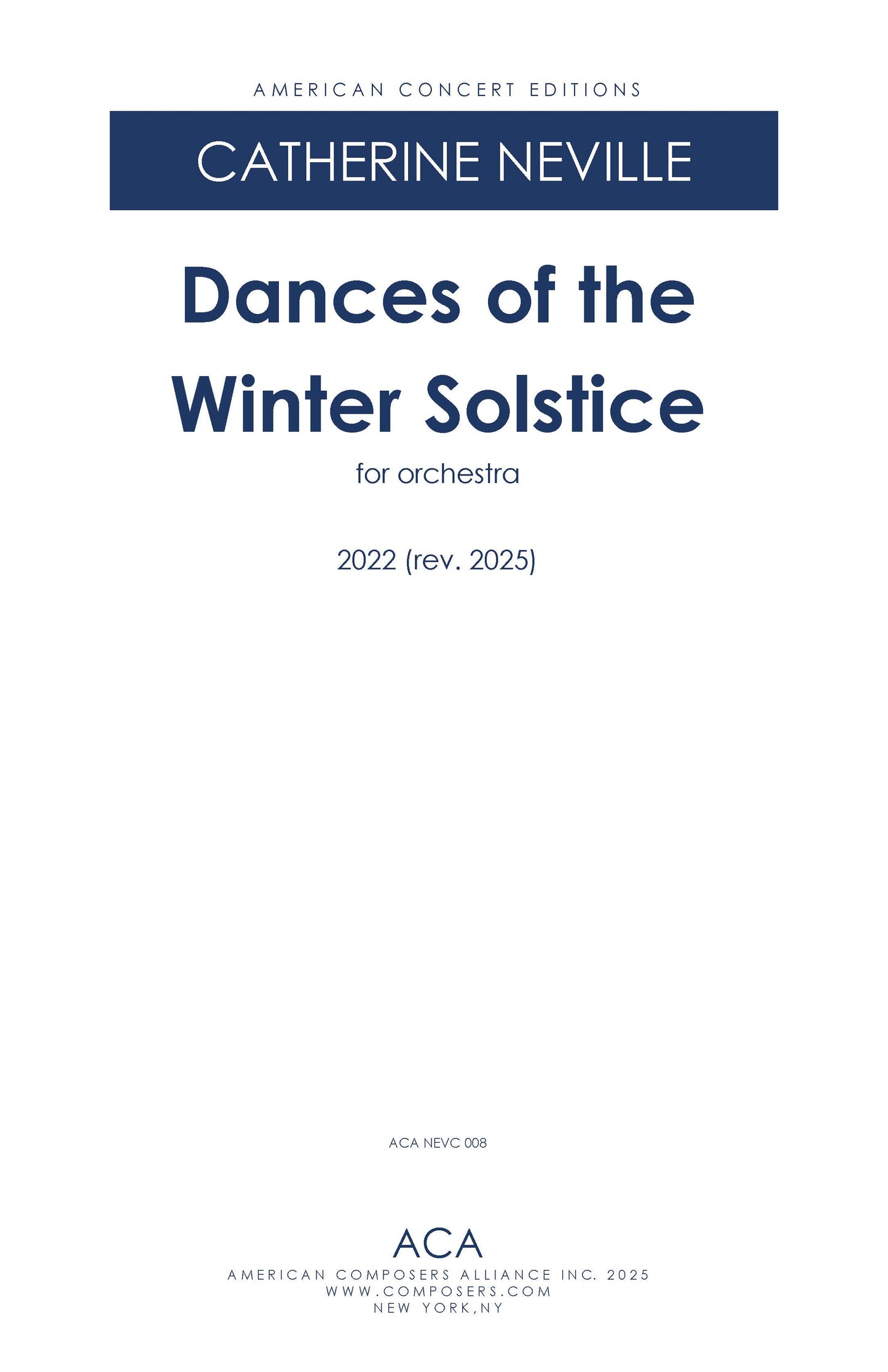 Dances of the Winter Solstice