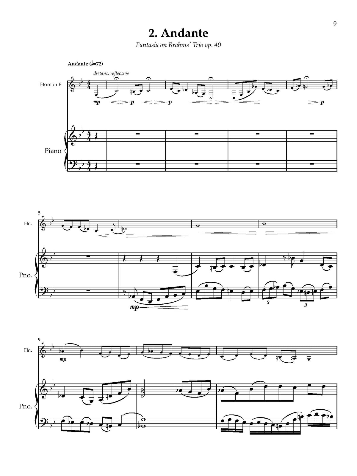 Sonata for Horn and Piano