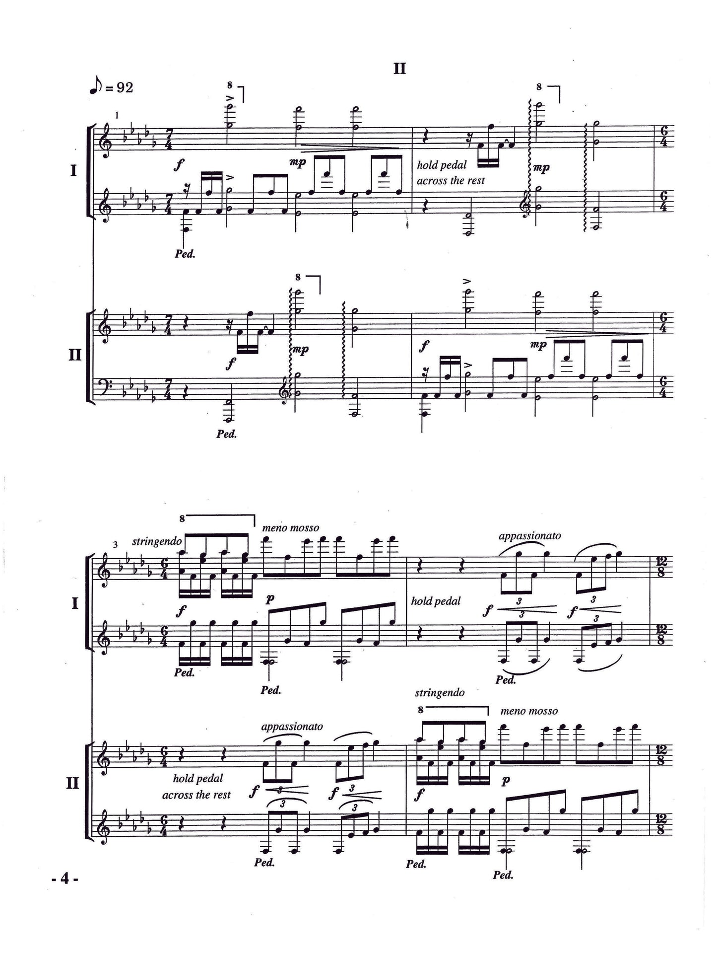 Ancient Fire for Two Pianos