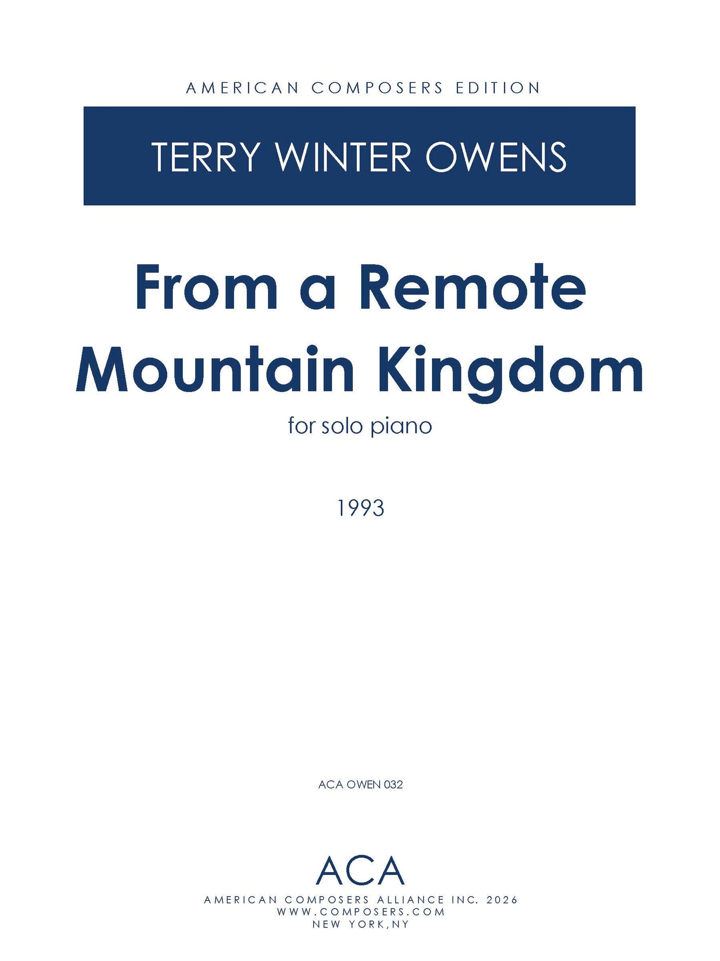 From a Remote Mountain Kingdom