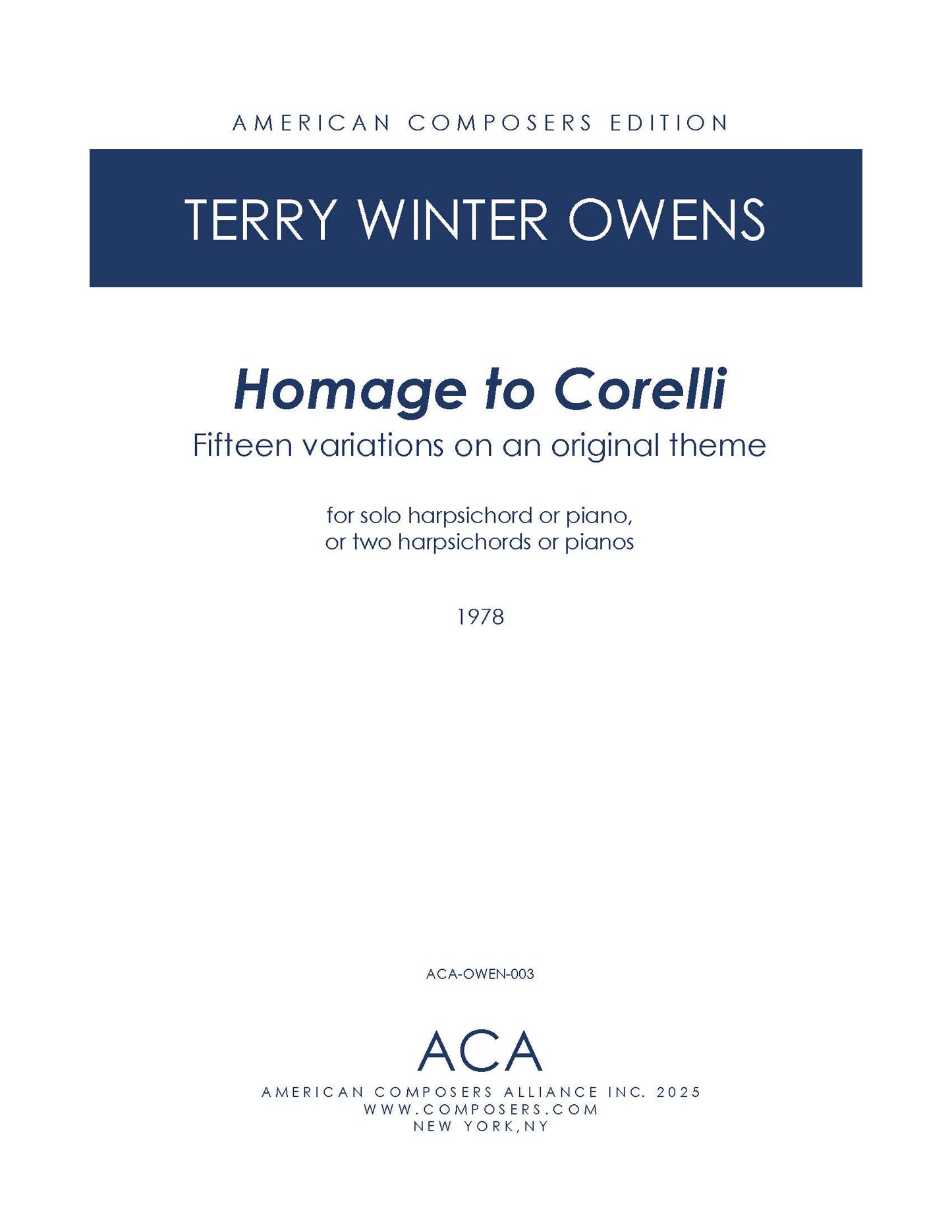 Homage to Corelli