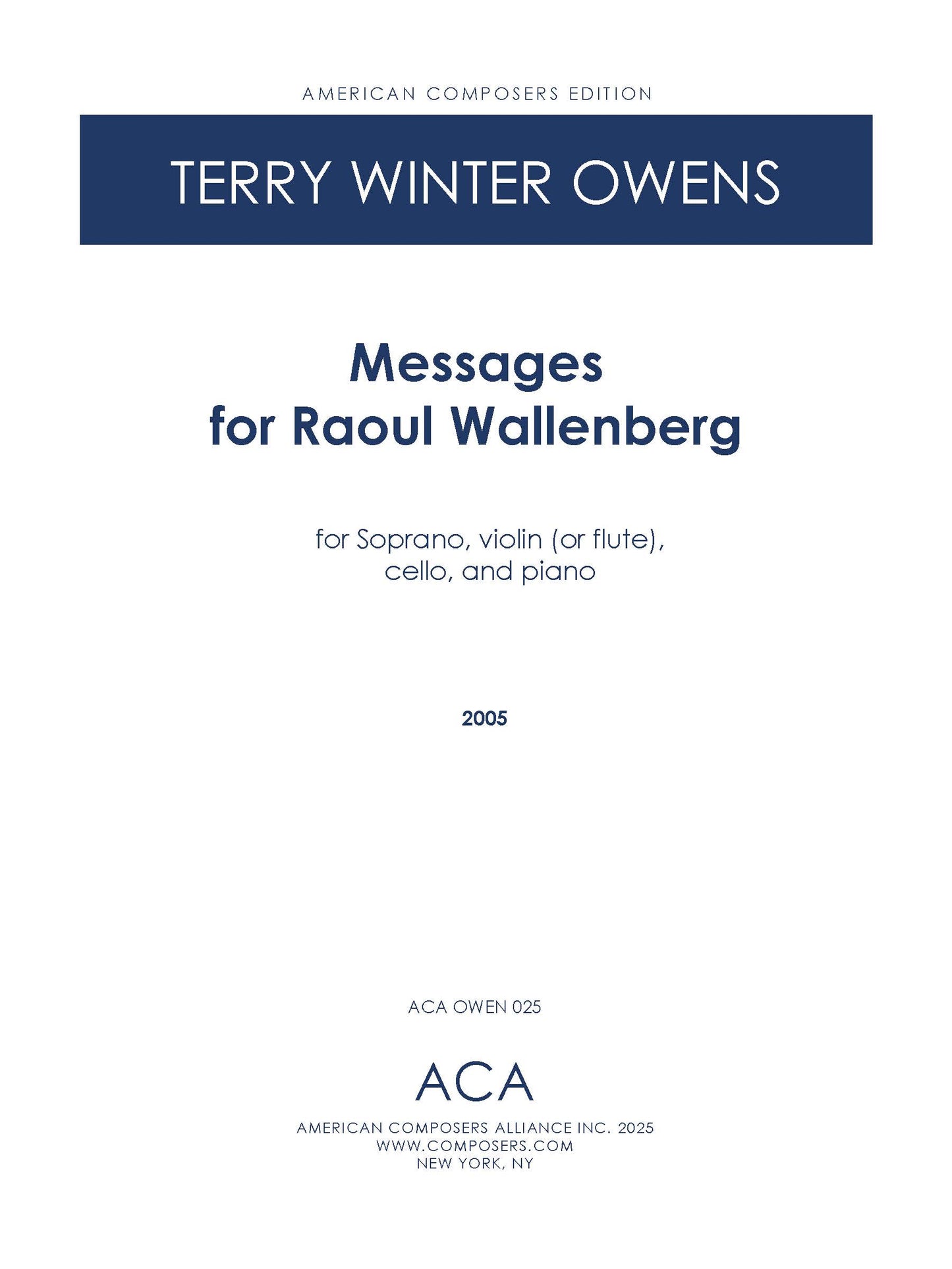 Messages for Raoul Wallenberg