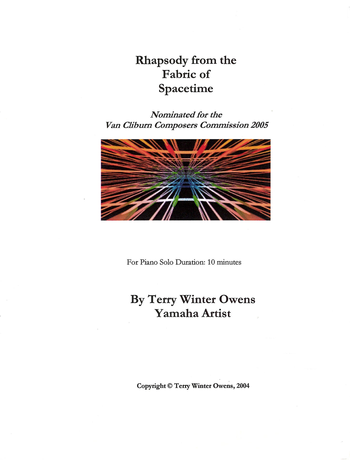 Rhapsody from the Fabric of Spacetime