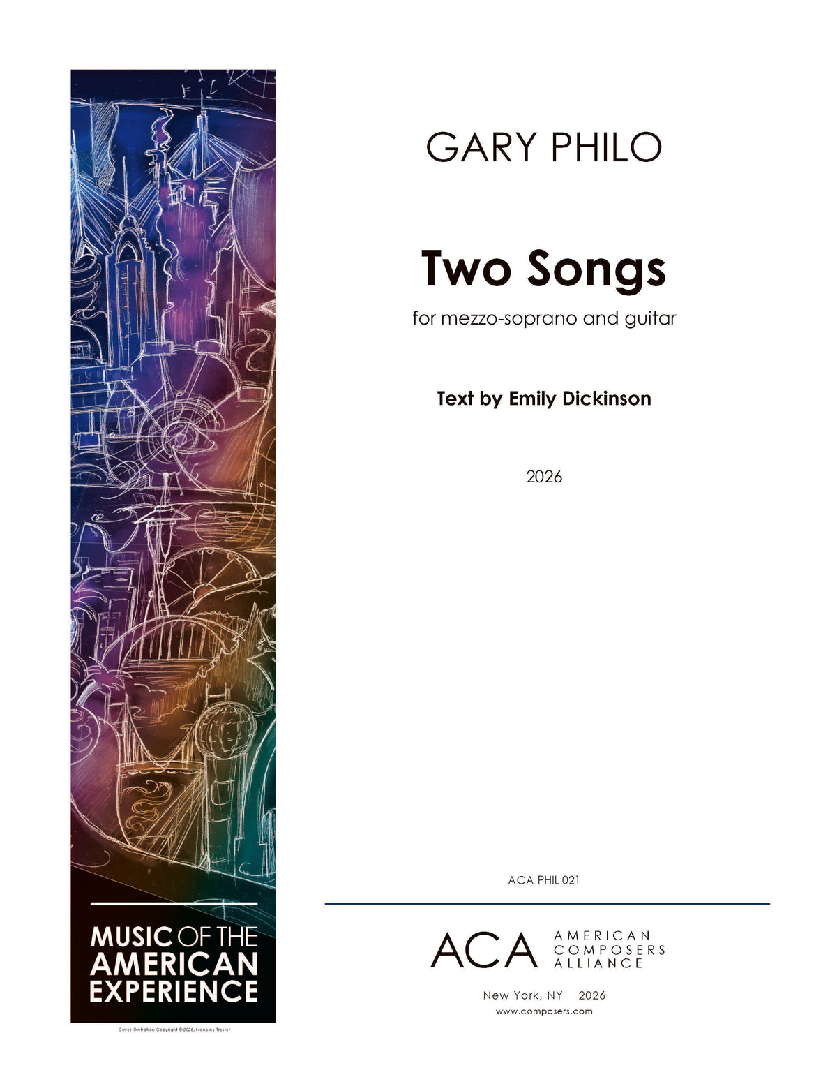 Two Songs for Mezzo Soprano and Guitar