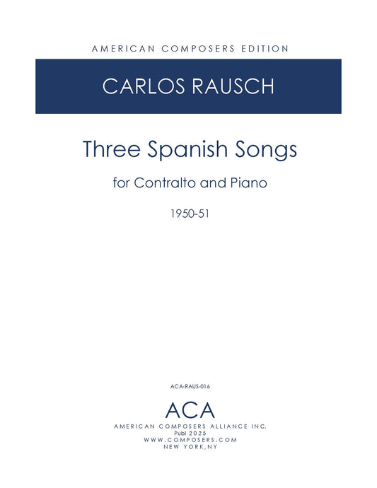 Three Spanish Songs