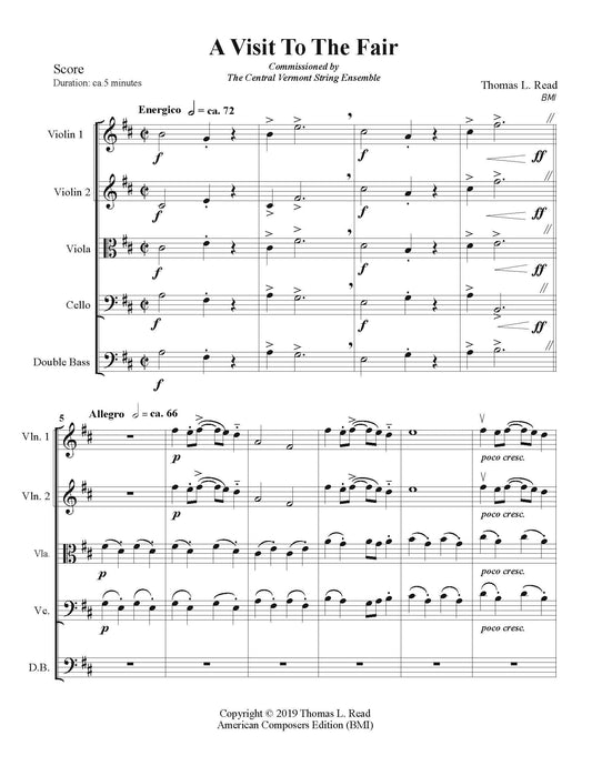 A Visit to the Fair for String Orchestra