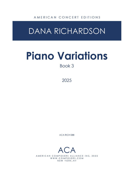 Piano Variations - Book 3