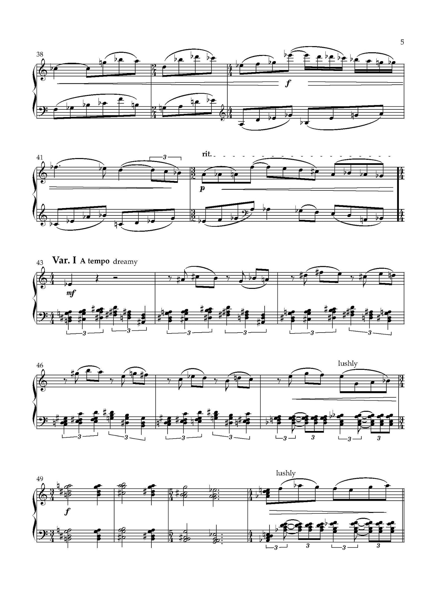 Piano Variations - Book 4