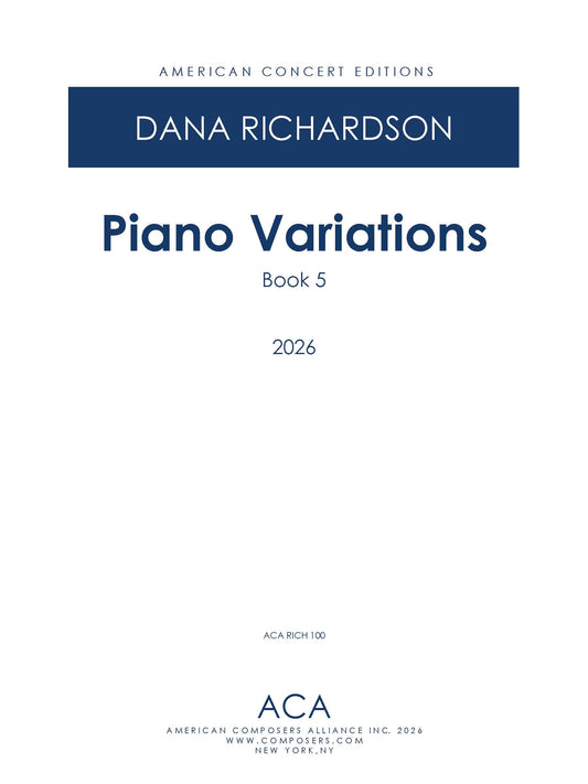 Piano Variations Book 5