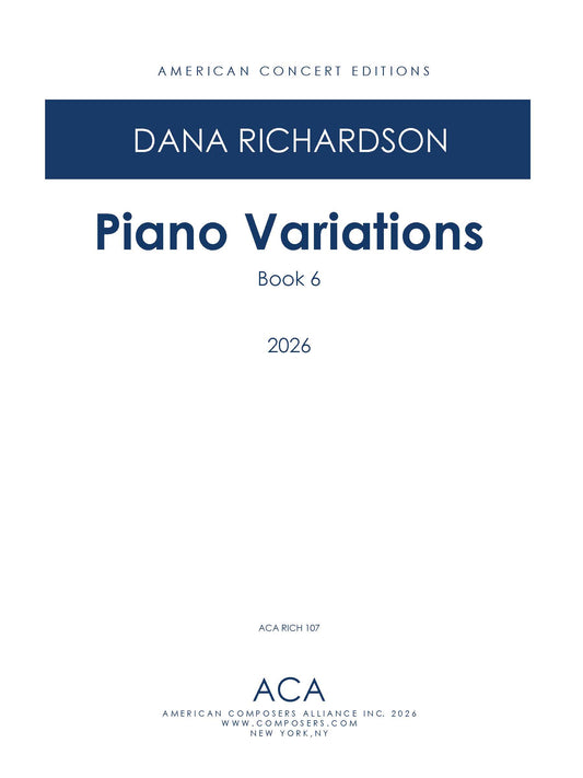 Piano Variations - Book 6