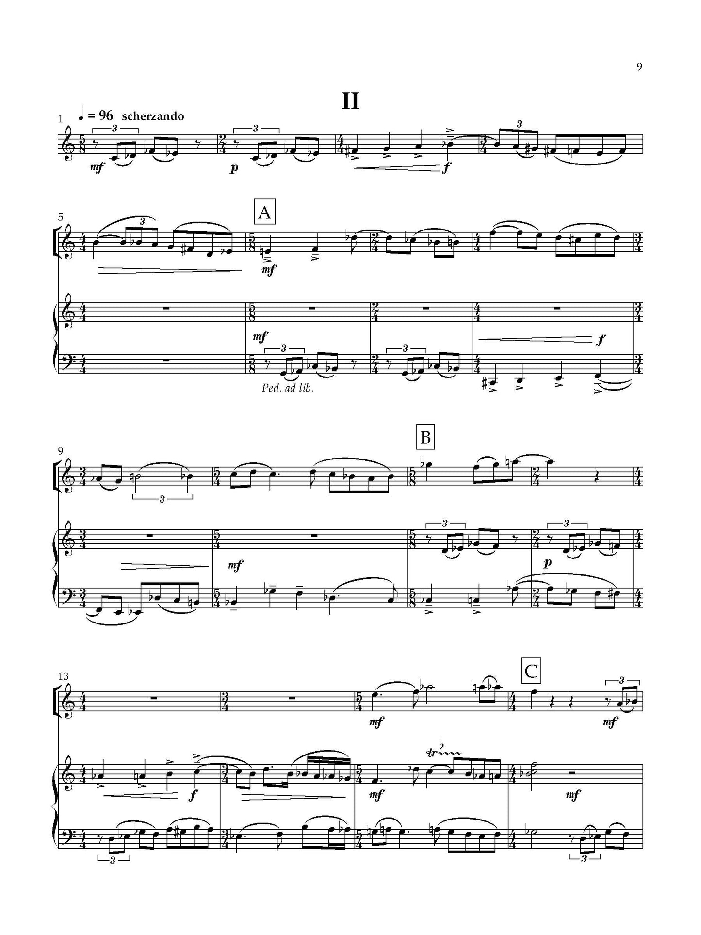 Sonata No. 2 for Soprano Saxophone and Piano