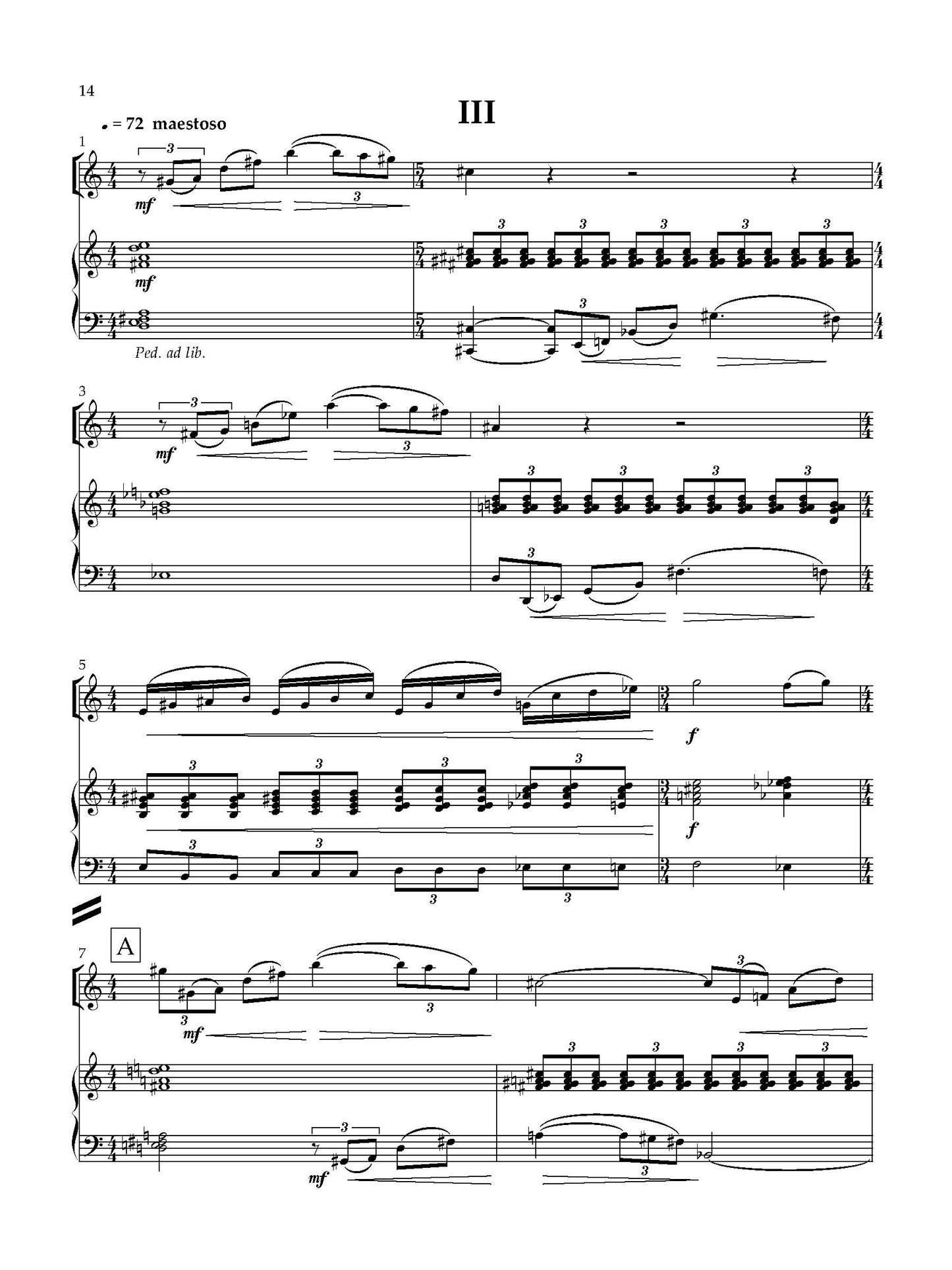 Sonata No. 2 for Soprano Saxophone and Piano