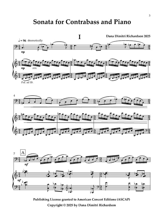 Sonata for Contrabass and Piano