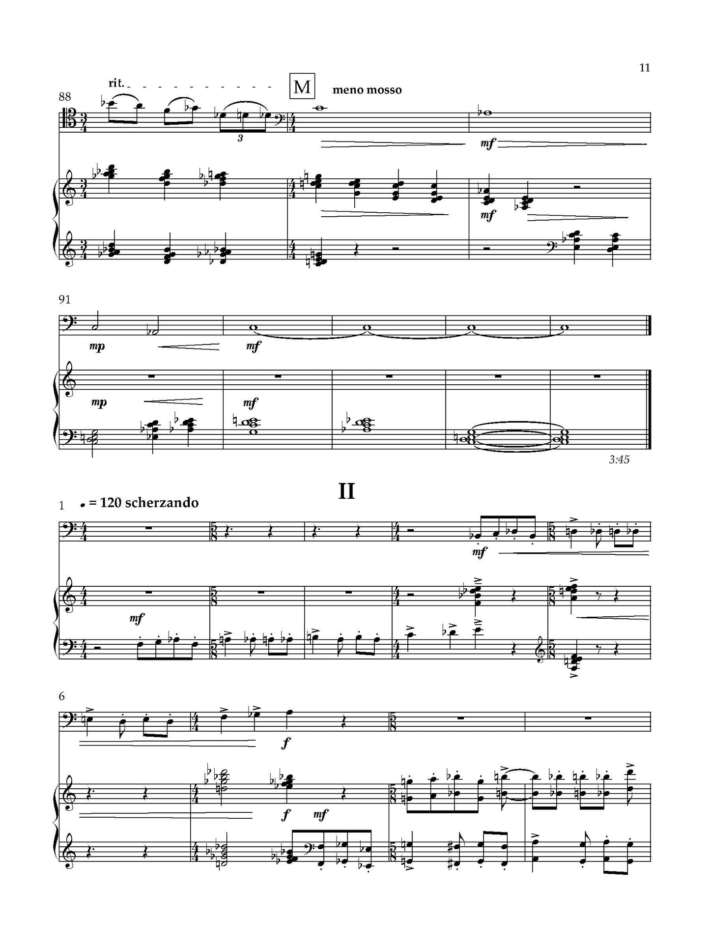 Sonata for Contrabass and Piano