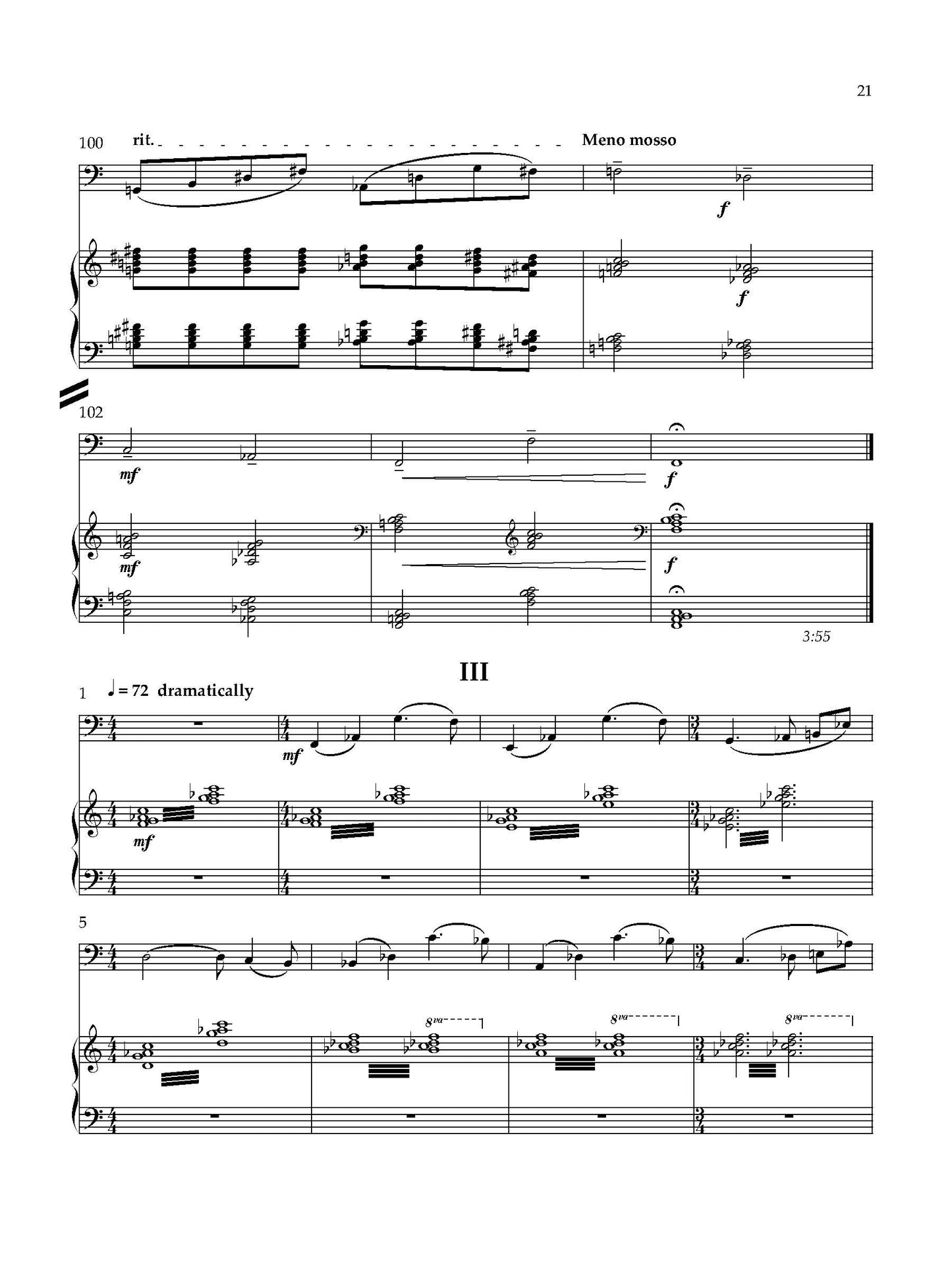 Sonata for Contrabass and Piano