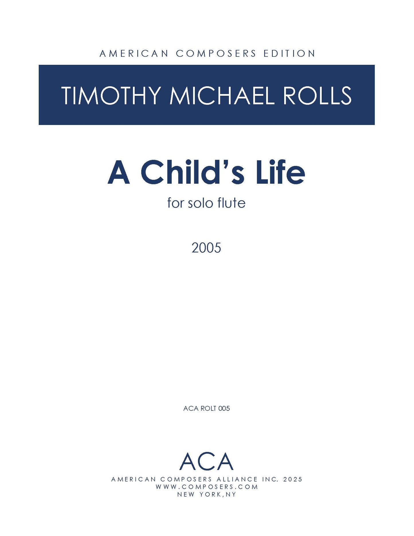 A Child's Life