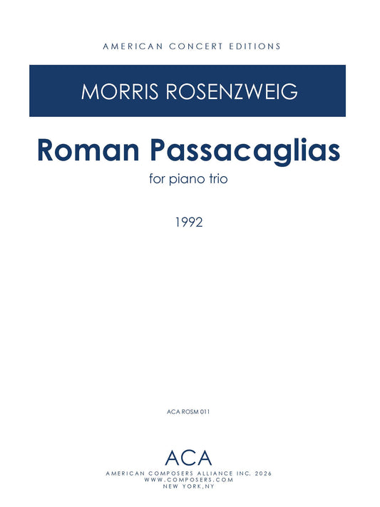 Roman Passacaglias