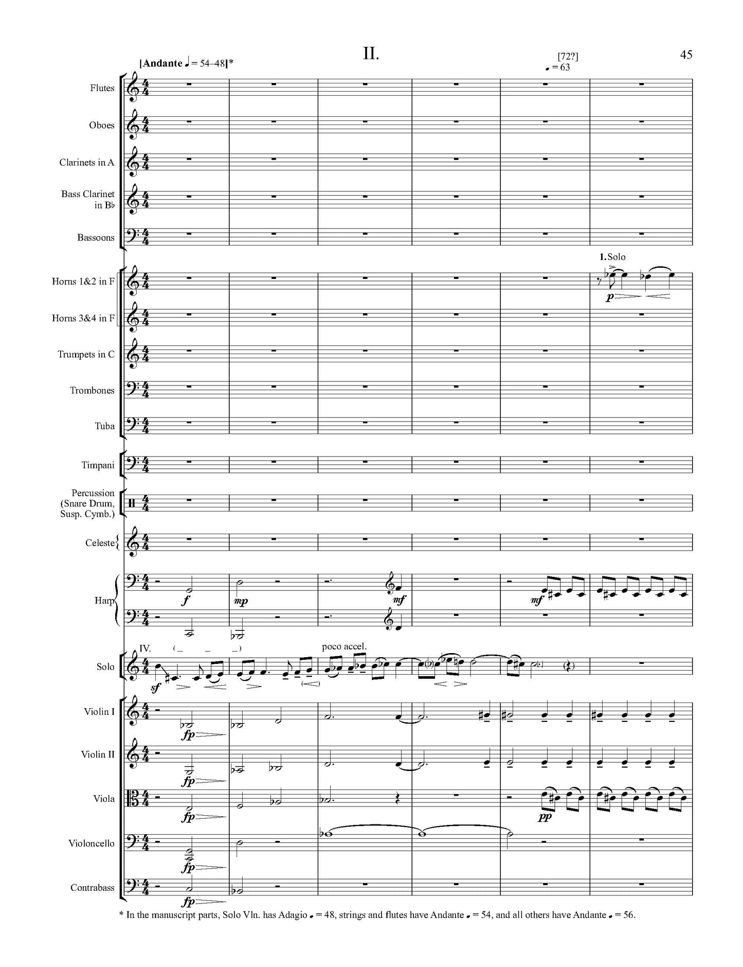 Concerto for Solo Violin and Orchestra