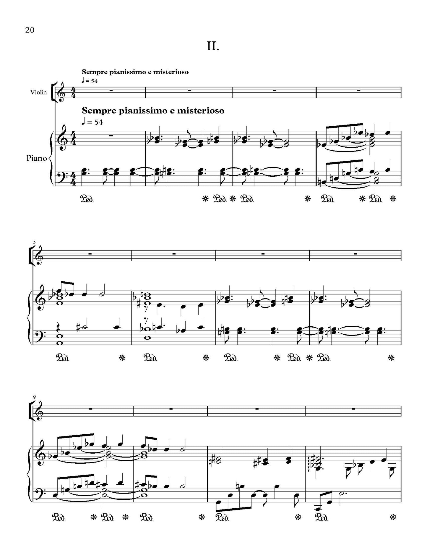 Sonata for Violin and Piano