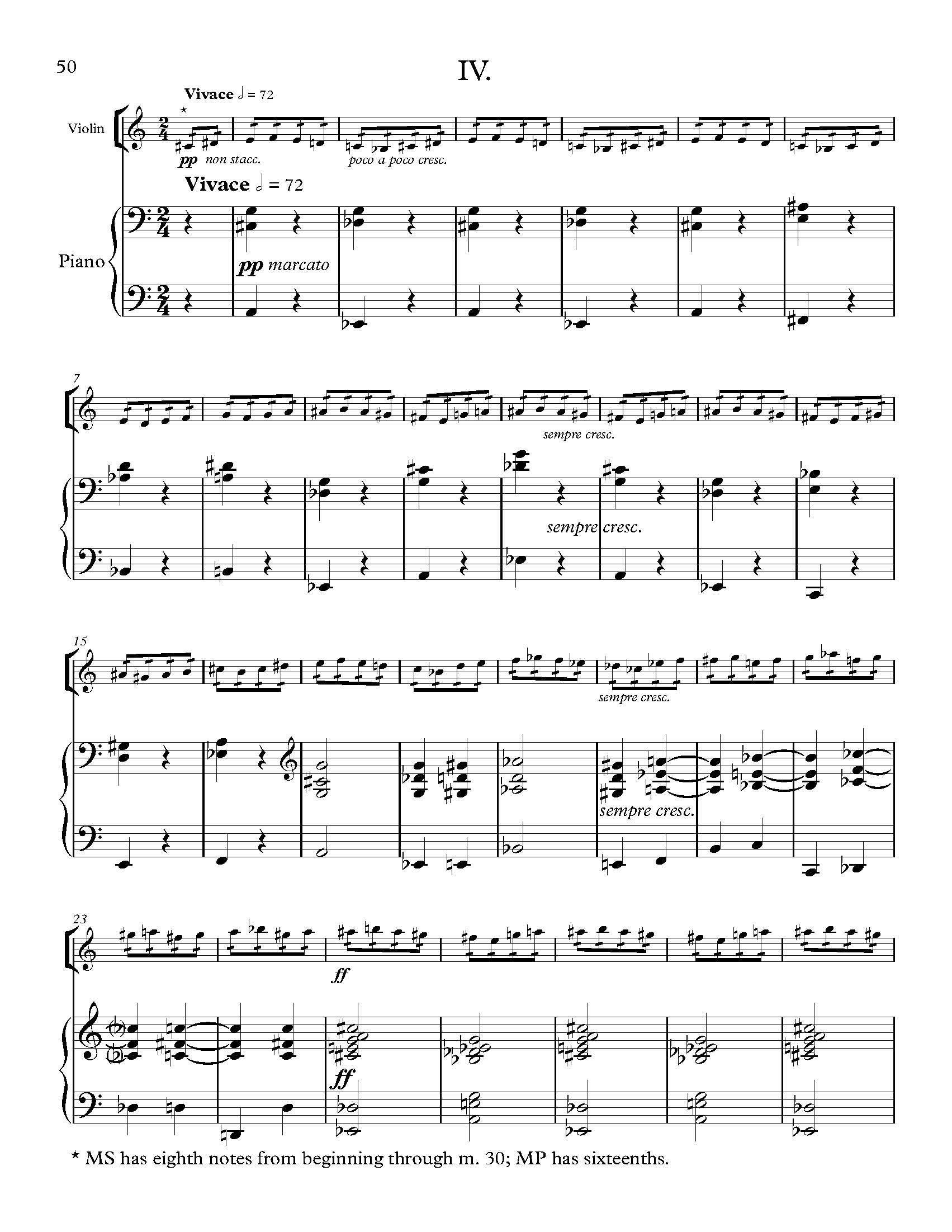 Sonata for Violin and Piano – American Composers Alliance