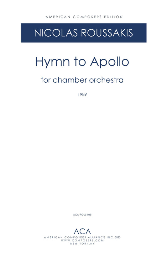 HYMN TO APOLLO