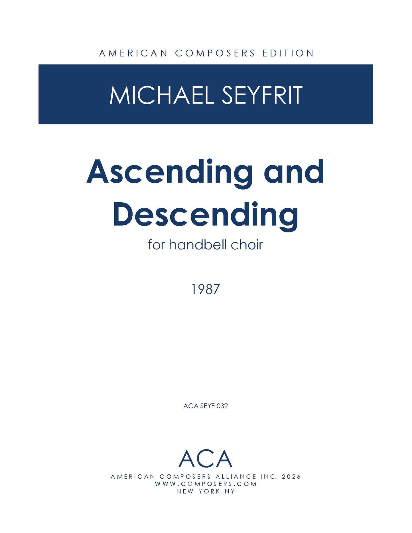 ASCENDING AND DESCENDING