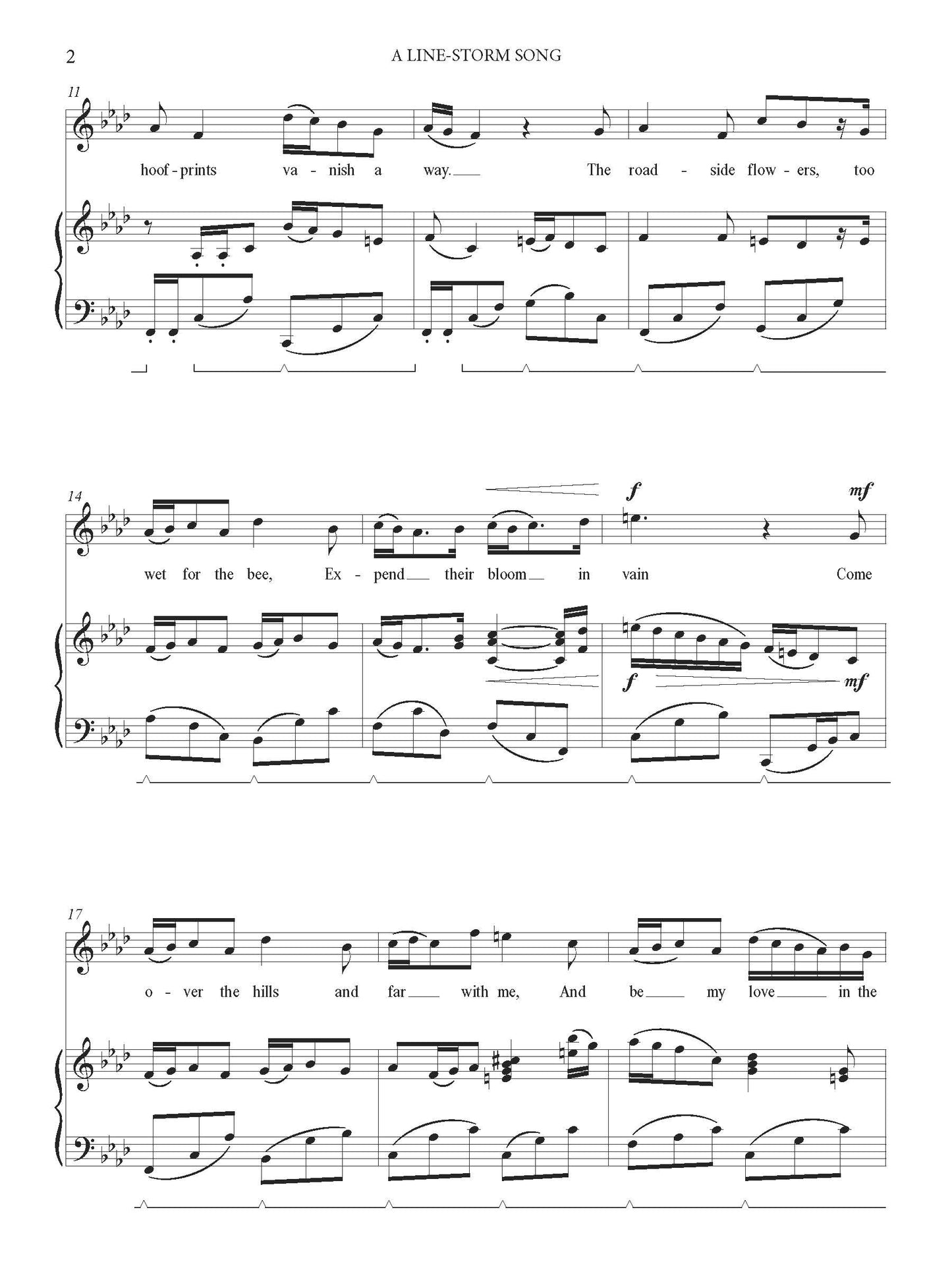 A Line-Storm Song