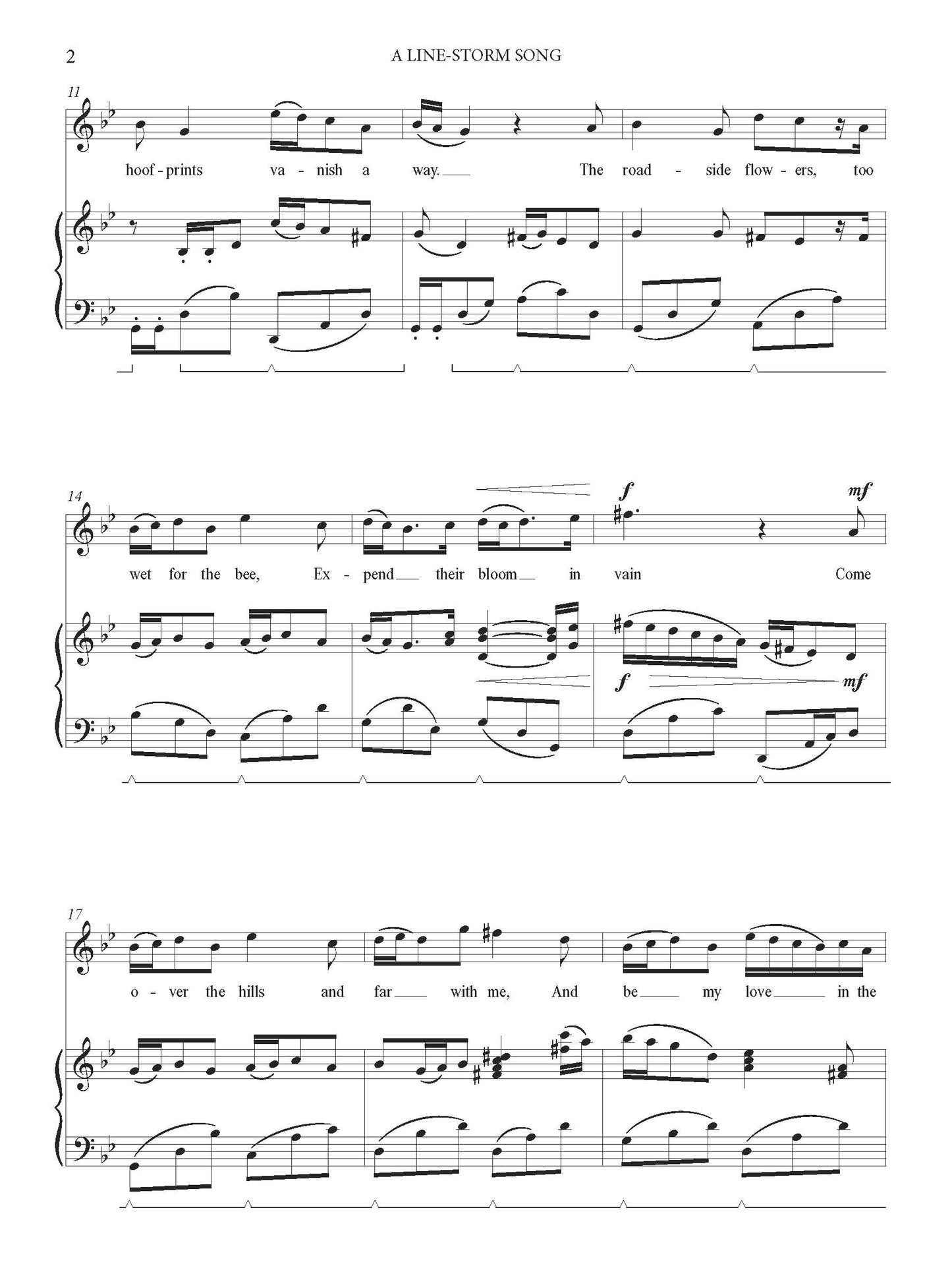 A Line-Storm Song