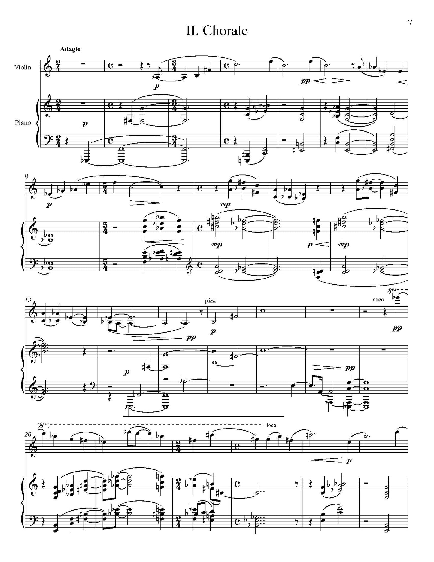 A Chorale and Two Dances