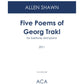 Five Poems of Georg Trakl