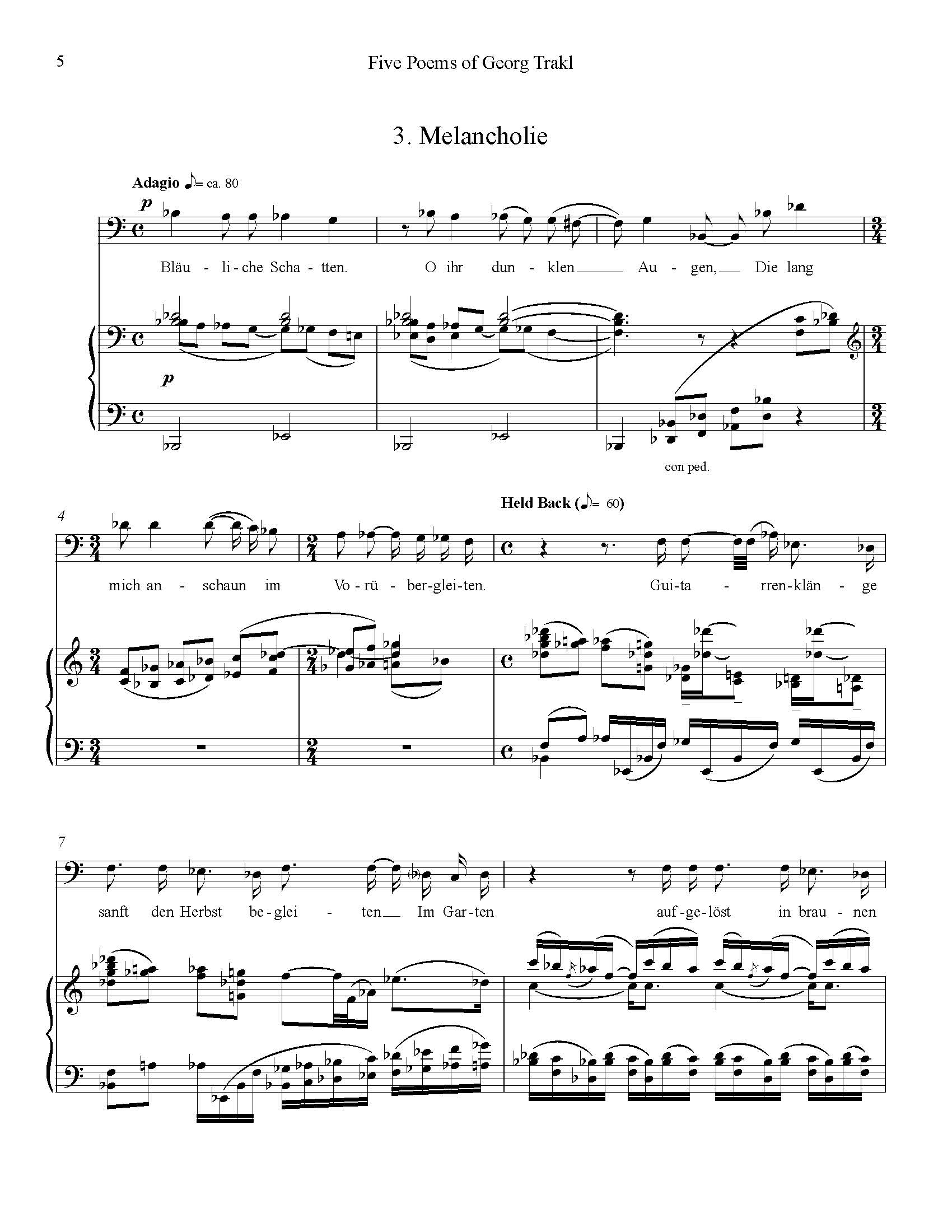 Five Poems of Georg Trakl – American Composers Alliance