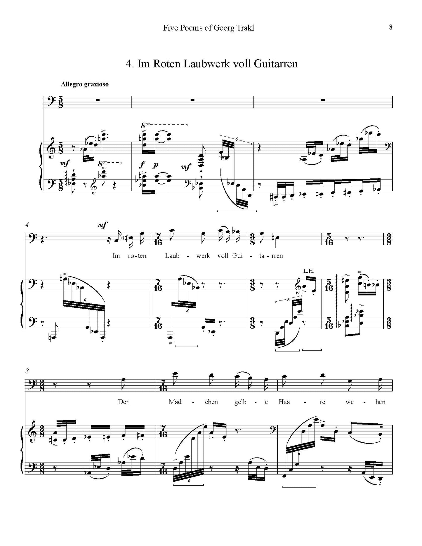 Five Poems of Georg Trakl