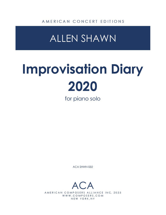 Improvisation Diary 2020