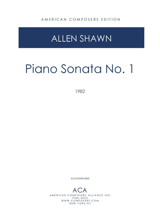 Piano Sonata No. 1