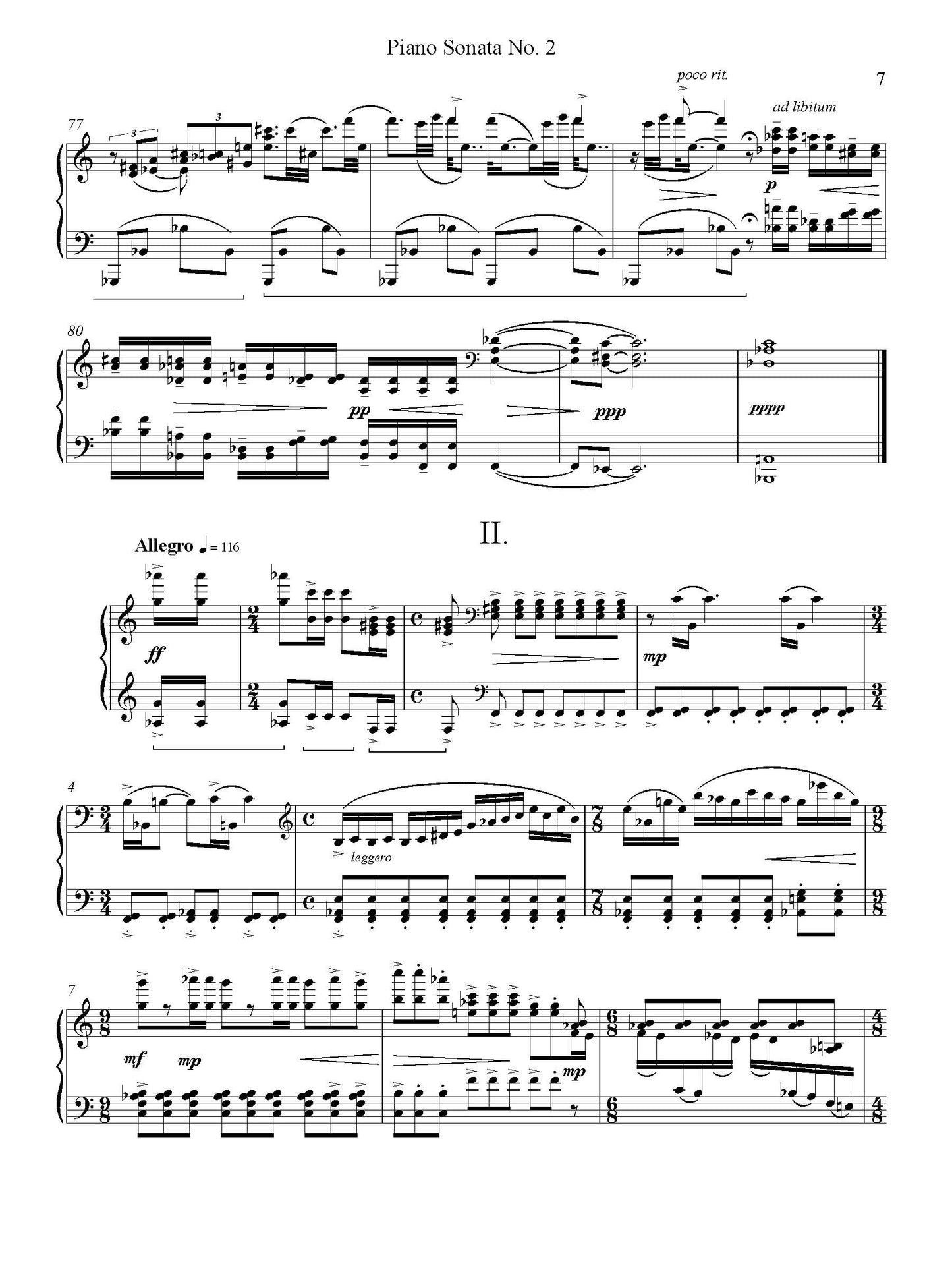 Piano Sonata No. 2