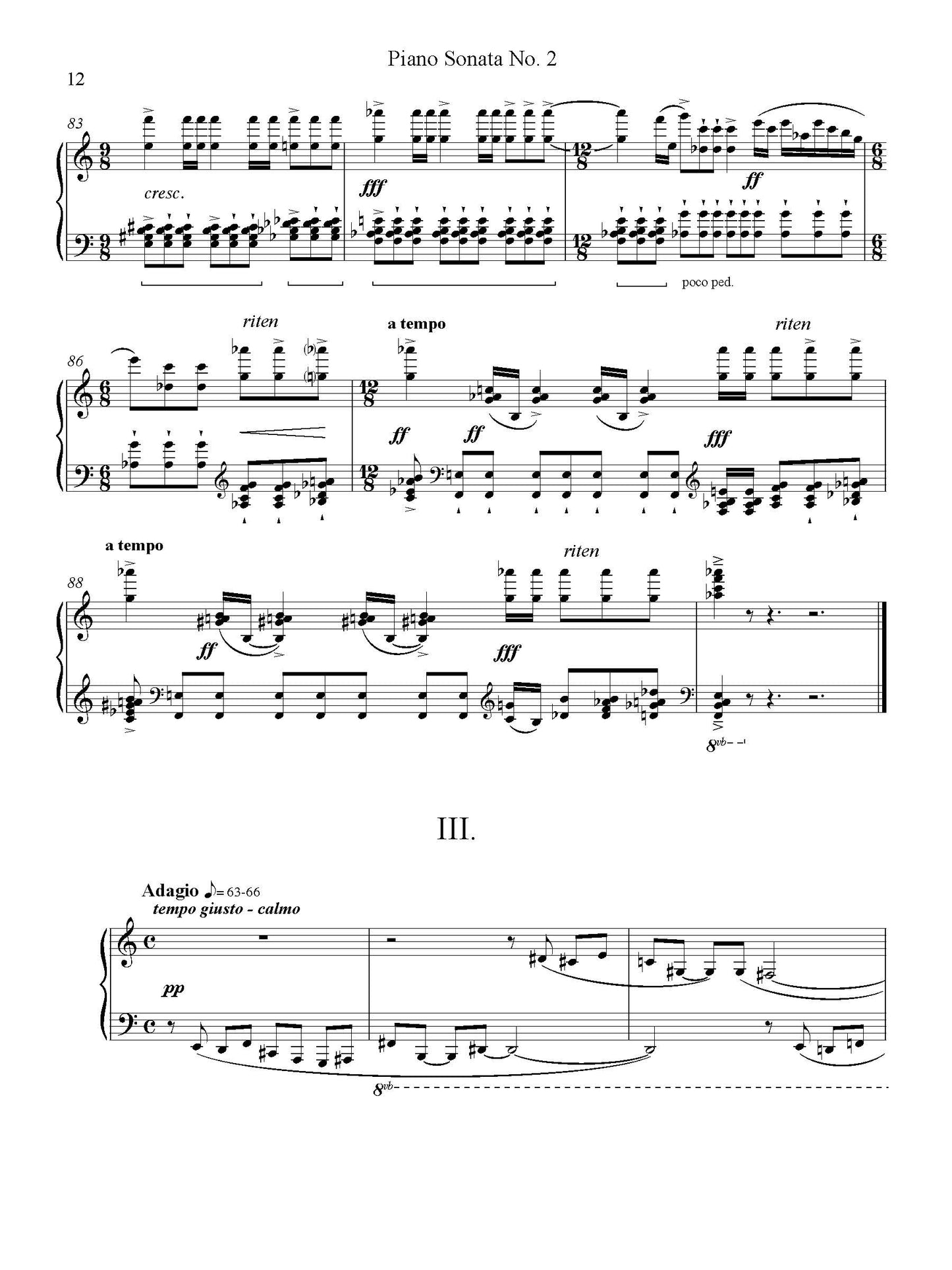 Piano Sonata No. 2