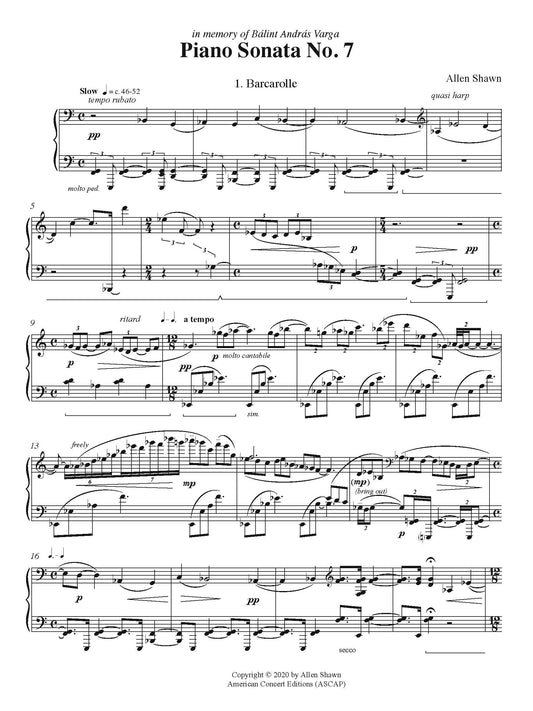 Piano Sonata No. 7