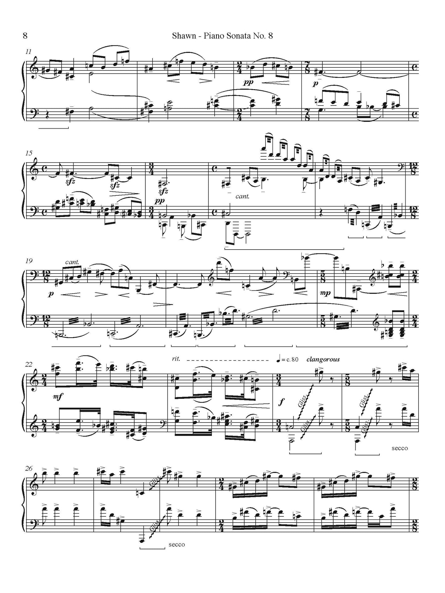 Piano Sonata No. 8