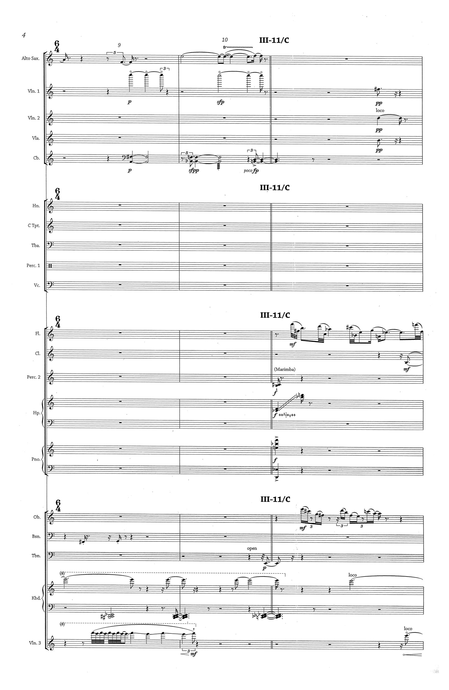 THIN MUSIC / THICK MUSIC Two Pieces for Twenty Players - ii. Thick Music