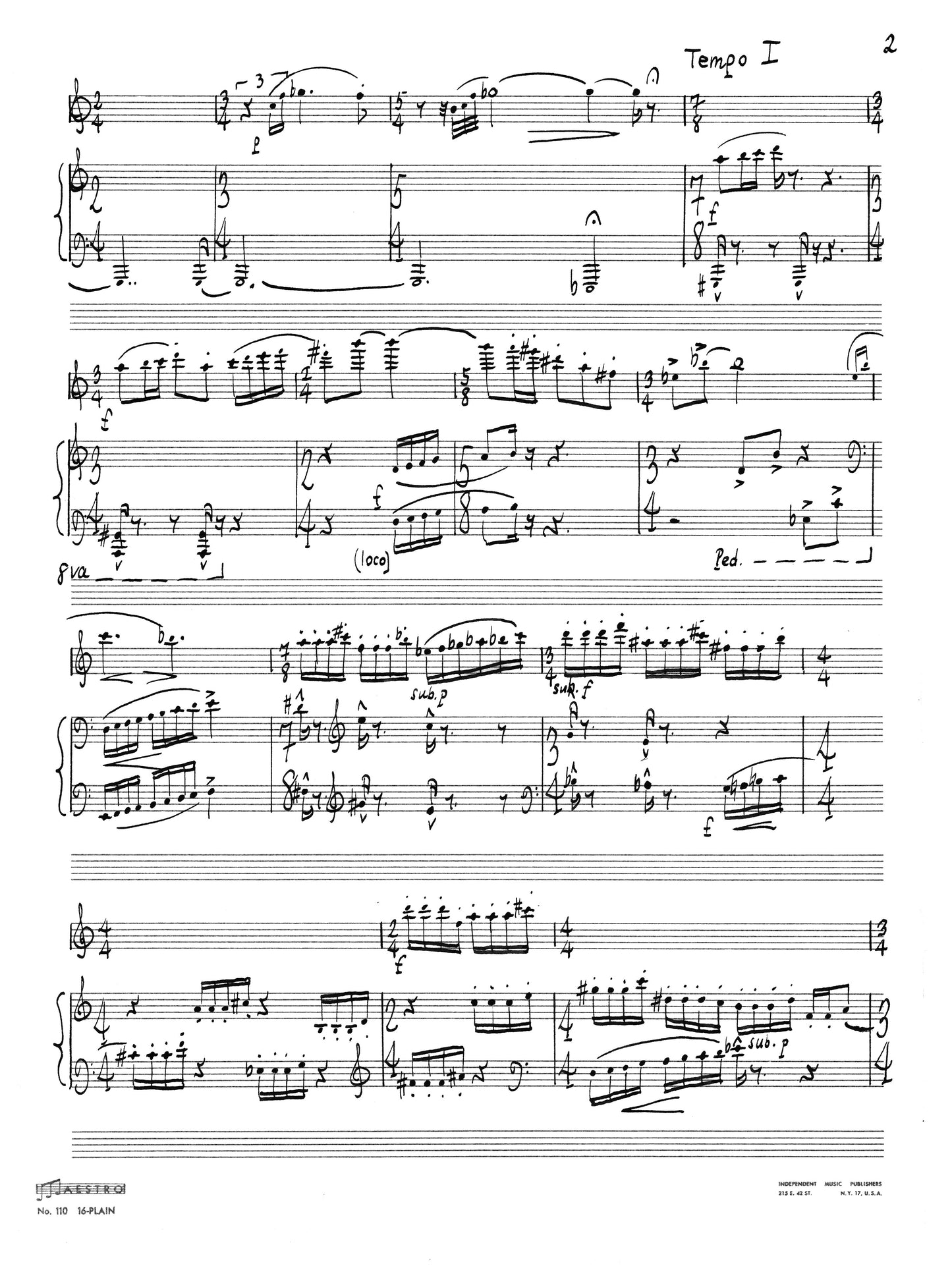 DUO for Flute and Piano