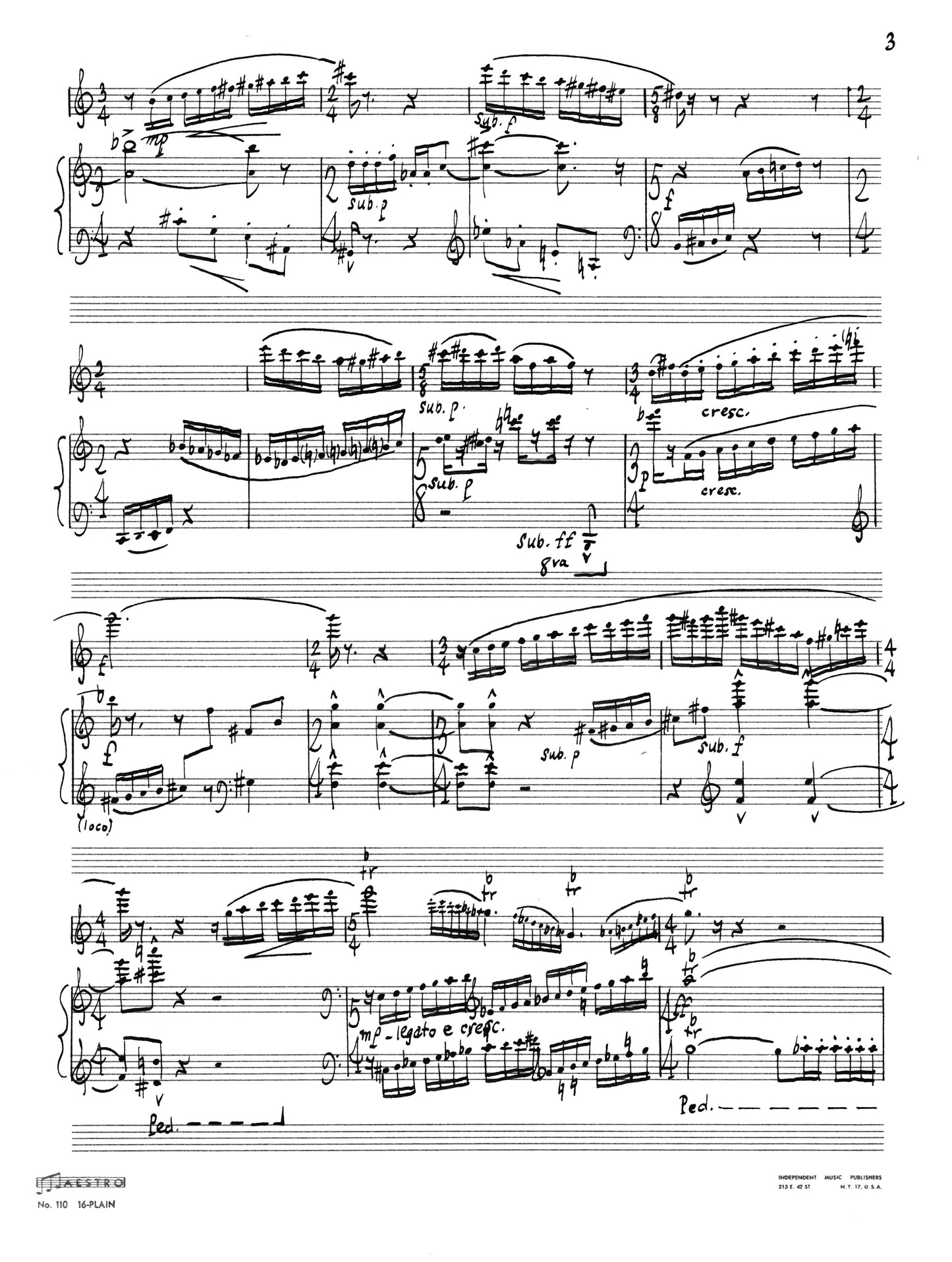 DUO for Flute and Piano