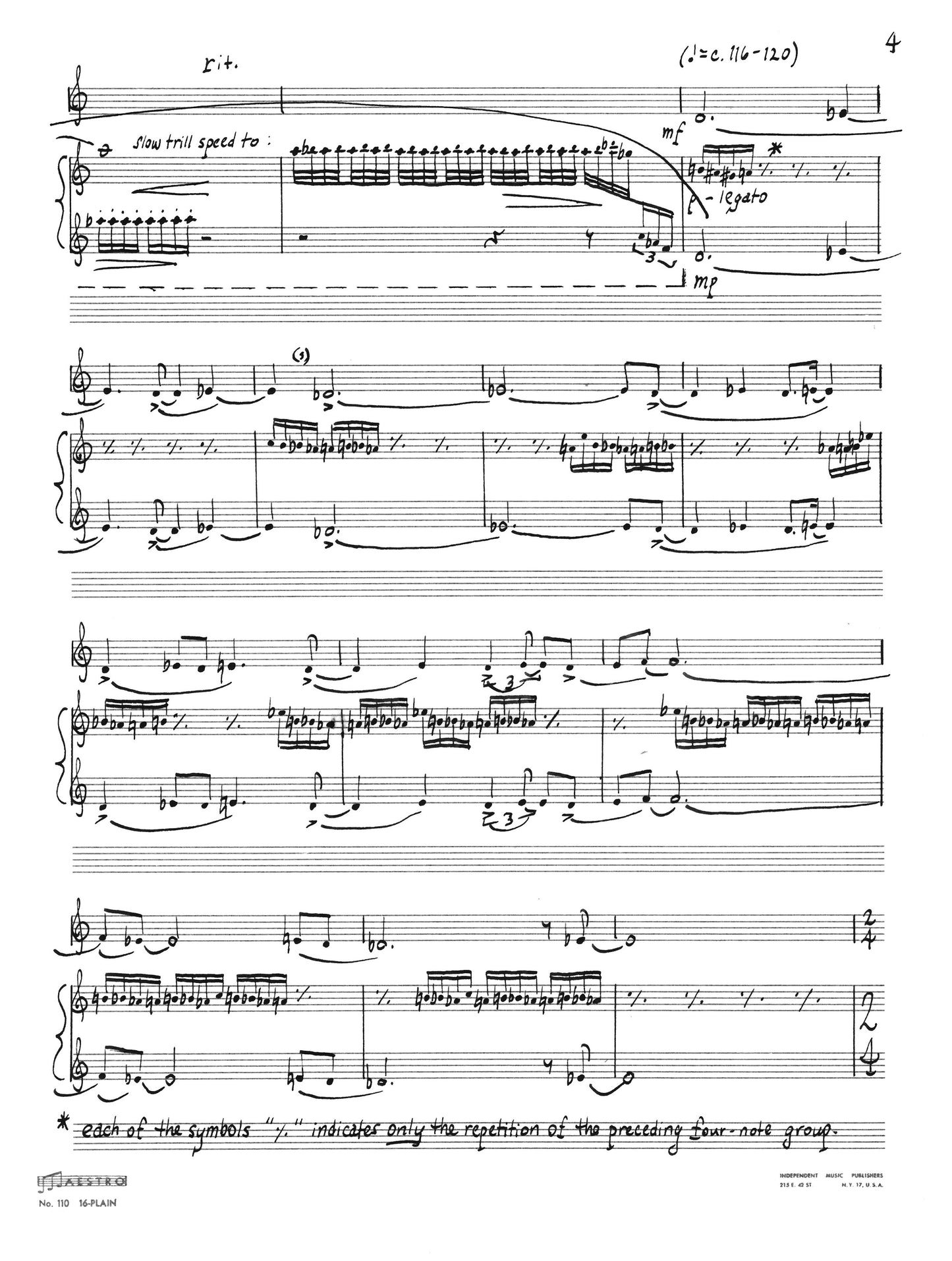 DUO for Flute and Piano