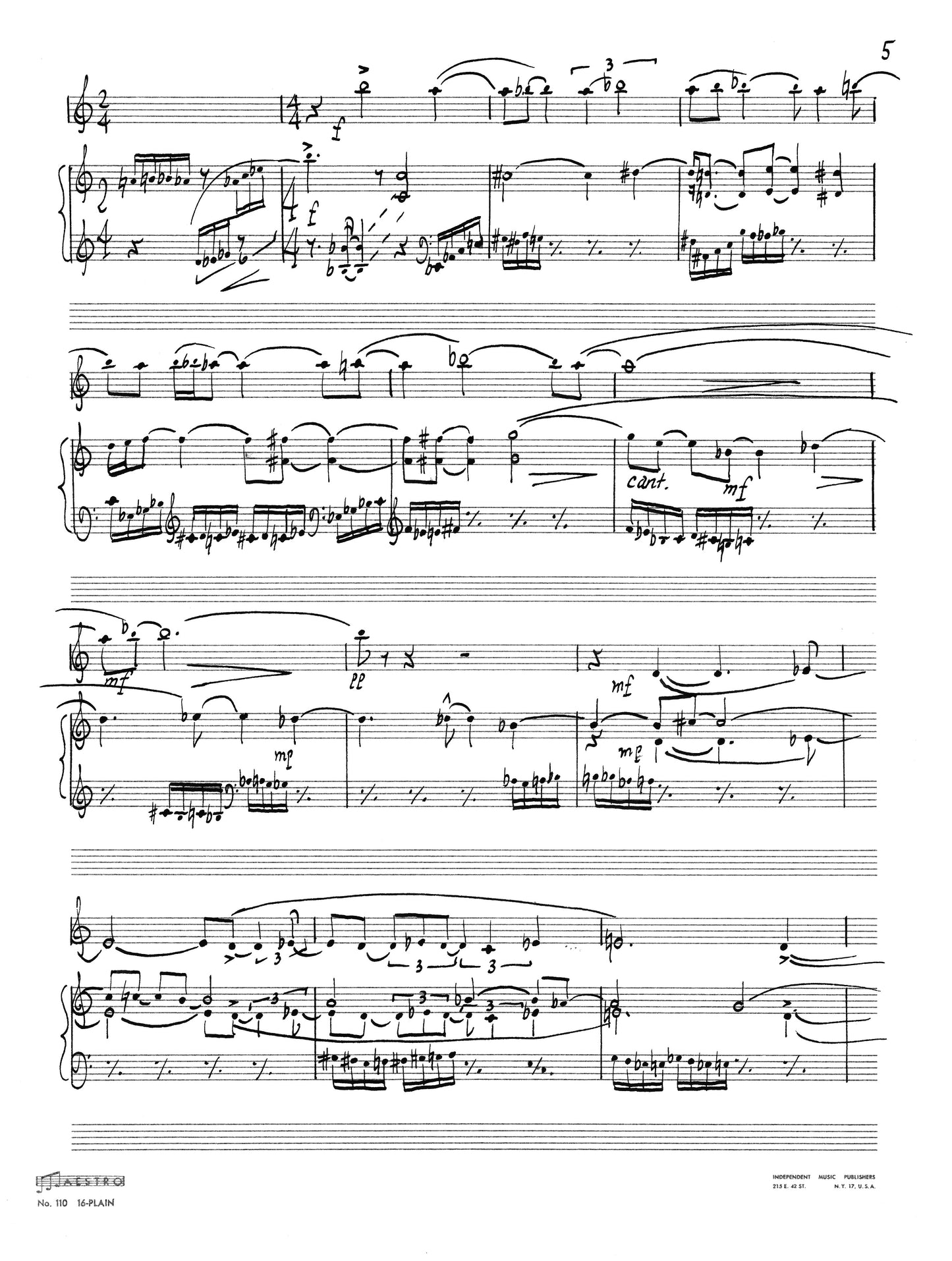 DUO for Flute and Piano