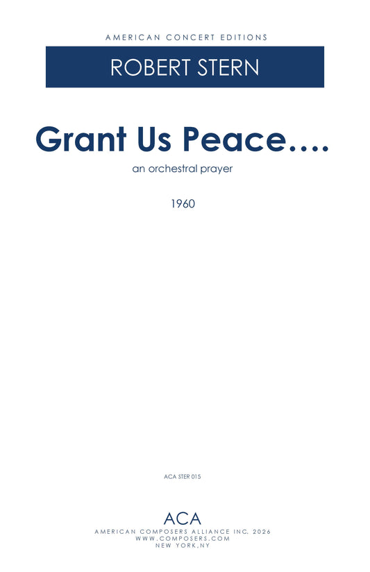 Grant Us Peace....